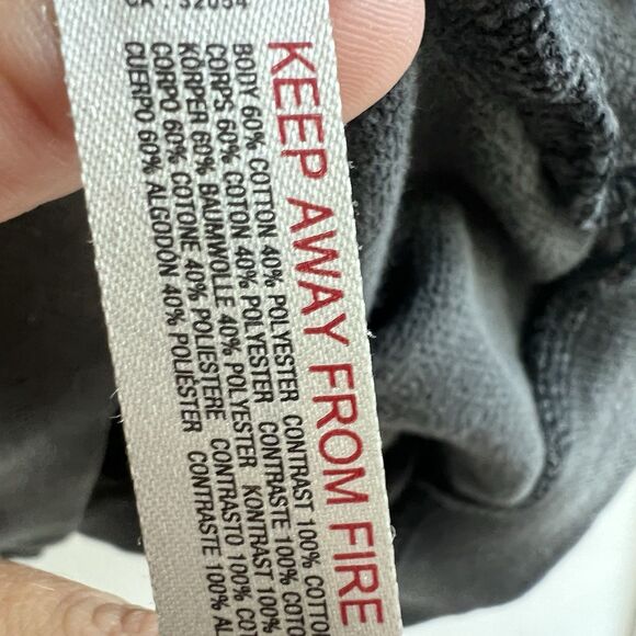 Daily Practice by Anthropologie Grasse Long-Sleeve Top Gray Waffle Medium Yoga - Picture 6 of 8